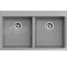 Мойка кухонная Rivelato Axel X-90-2D grigio metallizza