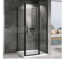 Душевой уголок Abber Sonnenstrand AG04120BS-S90B 120x90, профиль черный, стекло прозрачное