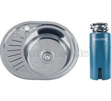 Комплект Мойка РМС MD6 MD6-5745OVR, R + Измельчитель Paulmark Intenso