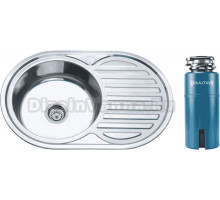 Комплект Мойка РМС MD6 MG6-7750OVL, L + Измельчитель Paulmark Intenso