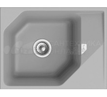 Мойка кухонная Rivelato Locus LS-65 grigio metallizzato