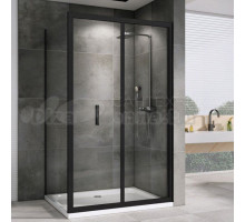 Душевой уголок Abber Sonnenstrand AG07090B-S90B 90x90, профиль черный, стекло прозрачное