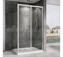 Душевой уголок Abber Sonnenstrand AG07090-S75 90x75, профиль хром, стекло прозрачное