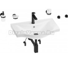 Комплект 9 в 1 Wellsee Bisou 201007312 глянцевый белый, матовый черный