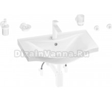 Комплект 9 в 1 Wellsee Bisou 201007315 глянцевый белый, матовый белый