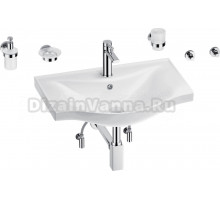 Комплект 9 в 1 Wellsee Bisou 201007316 глянцевый белый, хром