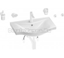 Комплект 9 в 1 Wellsee Bisou 201007320 глянцевый белый, матовый белый