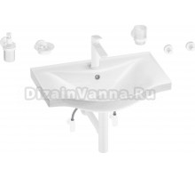 Комплект 9 в 1 Wellsee Bisou 201007325 глянцевый белый, матовый белый