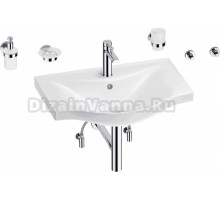 Комплект 9 в 1 Wellsee Bisou 201007326 глянцевый белый, хром