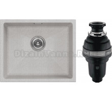 Комплект Мойка Paulmark Lumi LU55-BE + Измельчитель Bone Crusher BC ВС 1000 AS