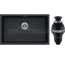 Комплект Мойка Paulmark Lumi LU74-AN + Измельчитель Bone Crusher BC ВС 1000 AS