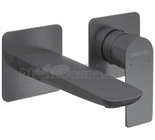 Смеситель для раковины Berges Ventas S 076014 С ВНУТРЕННЕЙ ЧАСТЬЮ, оружейная сталь