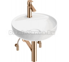 Комплект 5 в 1 Wellsee Chalice Perfection 201004324 глянцевый белый, розовое золото