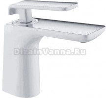 Смеситель для раковины Rose R1401F белый, хром