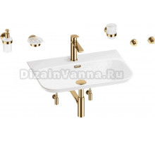 Комплект 9 в 1 Wellsee Eclatant 2.0 201007533 глянцевый белый, золото