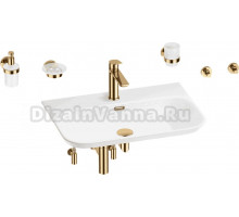 Комплект 9 в 1 Wellsee Eclatant 2.0 201007543 глянцевый белый, золото