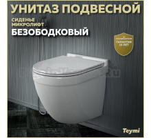 Унитаз подвесной Teymi Iva T40601