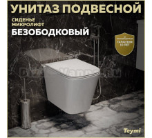 Унитаз подвесной Teymi Helmi S T40302