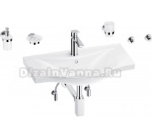 Комплект 9 в 1 Wellsee Bisou 201007361 глянцевый белый, хром