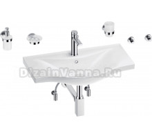 Комплект 9 в 1 Wellsee Bisou 201007366 глянцевый белый, хром