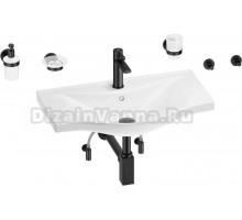 Комплект 9 в 1 Wellsee Bisou 201007367 глянцевый белый, матовый черный