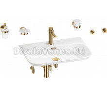 Комплект 9 в 1 Wellsee Eclatant 2.0 201007548 глянцевый белый, золото