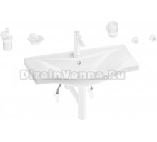 Комплект 9 в 1 Wellsee Bisou 201007380 глянцевый белый, матовый белый