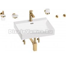 Комплект 9 в 1 Wellsee DeSire 201007563 глянцевый белый, золото