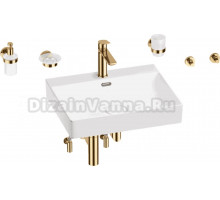 Комплект 9 в 1 Wellsee DeSire 201007593 глянцевый белый, золото