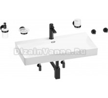 Комплект 9 в 1 Wellsee Bromance 201007617 глянцевый белый, матовый черный