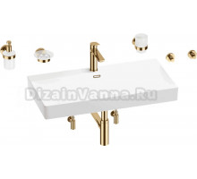 Комплект 9 в 1 Wellsee Bromance 201007633 глянцевый белый, золото