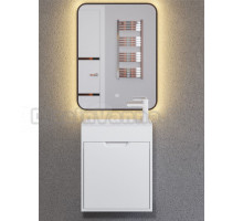 Мебель для ванной комнаты Uperwood Modul 50 подвесная, 1 дверца, матовая белая