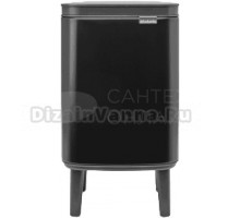 Мусорное ведро Brabantia Bo Hi 227028 4 л, матовое черное