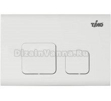 Кнопка смыва для унитаза Timo Soli FP-002W пластик, цвет белый