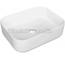 Накладная раковина Point Меркурий PN43832 50 глянцевая белая, прямоугольная