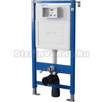 Инсталляция для унитаза Point PN45120 крепление к полу и стене, с регулировкой по высоте