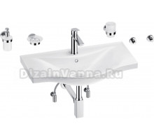 Комплект 9 в 1 Wellsee Bisou 201007411 глянцевый белый, хром