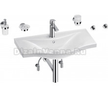 Комплект 9 в 1 Wellsee Bisou 201007421 глянцевый белый, хром