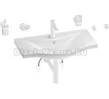 Комплект 9 в 1 Wellsee Bisou 201007430 глянцевый белый, матовый белый