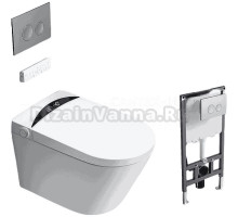 Комплект 4 в 1 Timo ТЕ-751 с подогревом, безободковый, белый