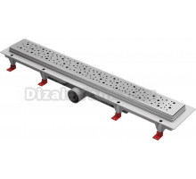 Душевой трап (лоток) Creto Points CRE-650 PH-50 65 см, решетка хром, с сифоном