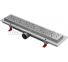 Душевой трап (лоток) Creto Points CRE-450 PN 45 см, решетка хром, с сифоном