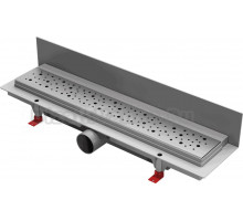 Душевой трап (лоток) Creto Points CRE-350 PN-P 45 см, решетка хром, с сифоном