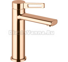 Смеситель для раковины Wellsee ONCE! and forever 182404000 розовое золото