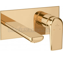 Смеситель для раковины Wellsee ICON! for life 182313001 С ВНУТРЕННЕЙ ЧАСТЬЮ, золото