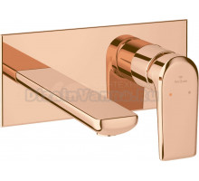 Смеситель для раковины Wellsee ICON! for life 182314001 С ВНУТРЕННЕЙ ЧАСТЬЮ, розовое золото