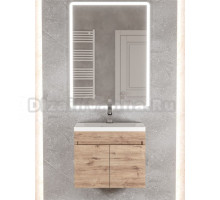 Мебель для ванной комнаты Uperwood Eva 50 подвесная, 2 дверцы, крафт табачный