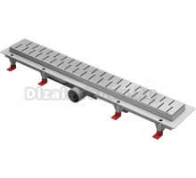 Душевой трап (лоток) Creto Snake CRE-950 SN-50 95 см, решетка хром, с сифоном