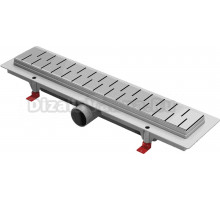 Душевой трап (лоток) Creto Snake CRE-550 SH 55 см, решетка хром, с сифоном