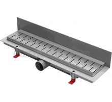 Душевой трап (лоток) Creto Snake CRE-350 SN-P 45 см, решетка хром, с сифоном